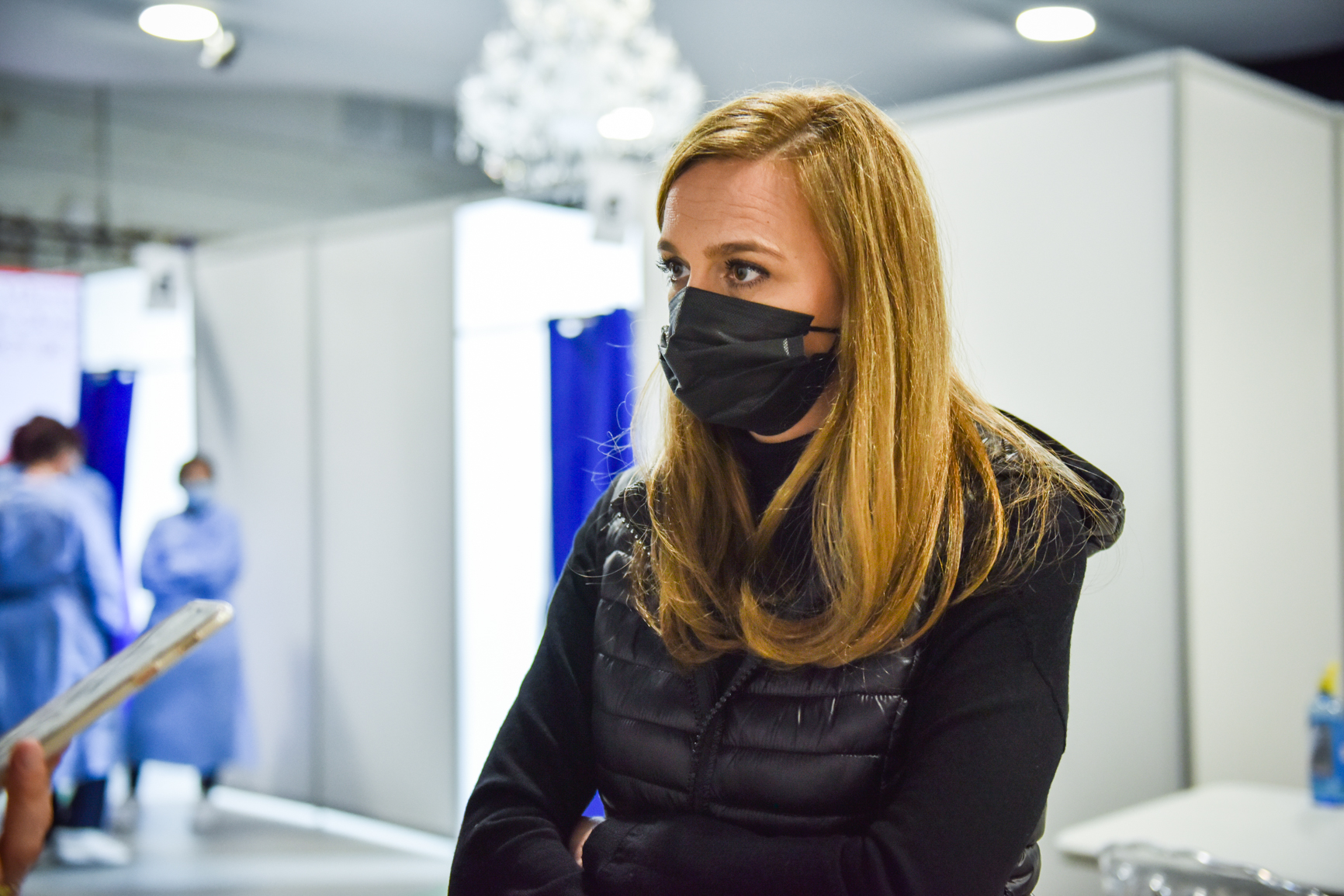 FOTO Dr. Cristina Chelcea, coordonator centru Redal Expo, la aproape două săptămâni de la debutul fazei a II-a: „Am avut 120 de persoane vaccinate pe zi”