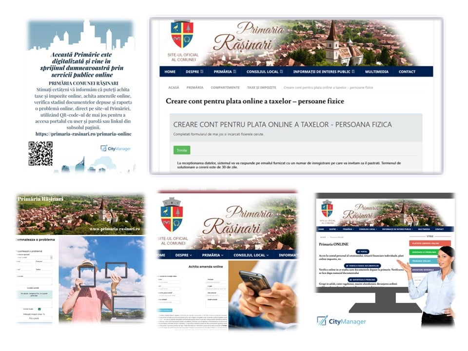 Primăria comunei Rășinari oferă servicii digitalizate pentru locuitori