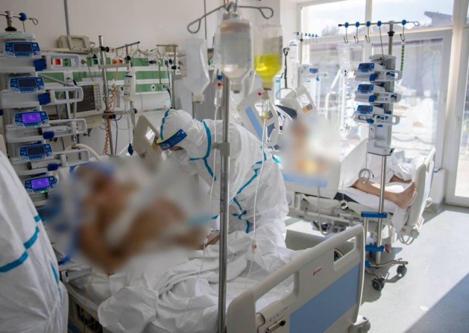 80,92% din sibienii internați în spitale cu Covid sunt nevaccinați