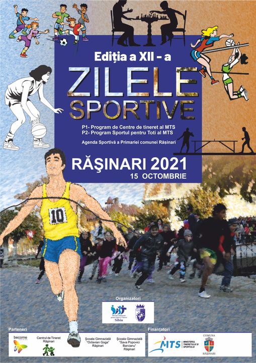 Competiții de fotbal, cros, tenis de masă și șah la „Zilele Sportive Rășinari 2021”