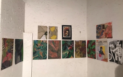 Elevii de la Liceul de Artă din Sibiu au expus pentru prima dată lucrări la Noaptea Albă a Galeriilor