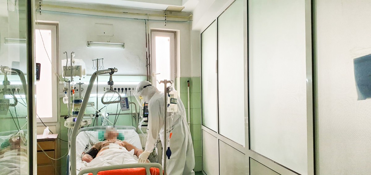 Peste 83% dintre pacienții internați în spitalele din Sibiu cu diagnosticul COVID-19 nu sunt vaccinați