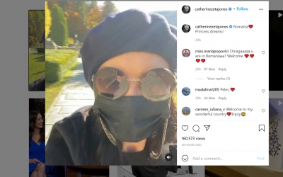 VIDEO. Catherine Zeta-Jones la Castelul Peleș: Dacă aș fi o prințesă, aici mi-aș dori să locuiesc