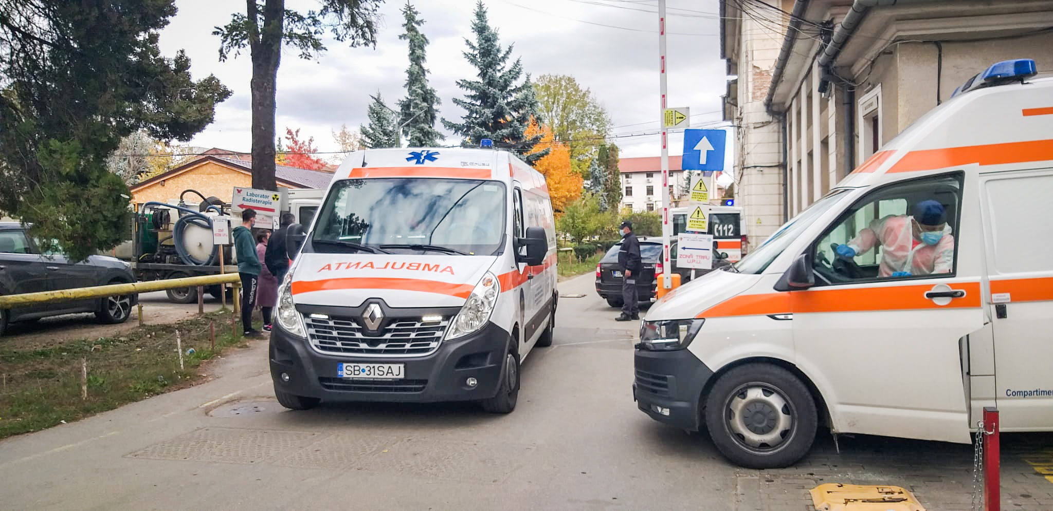 FOTO: Șeful UPU Sibiu, Dr. Roșca: Am șapte pacienți de terapie intensivă. Niciun loc nicăieri în țară
