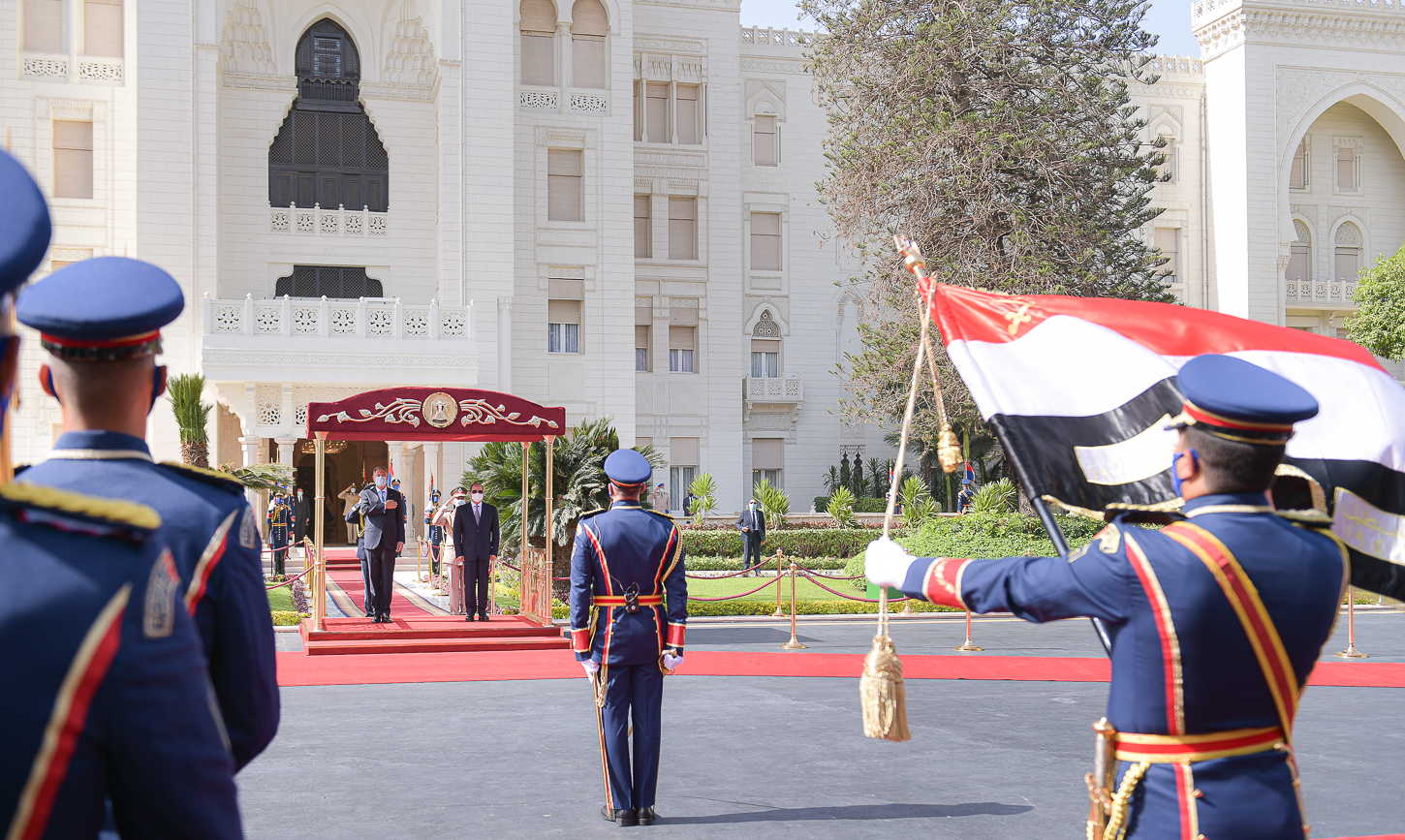 FOTO VIDEO Preşedintele Iohannis, în vizită de stat în Egipt