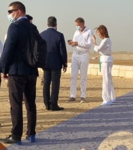 Klaus și Carmen Iohannis, surprinși în vizită la piramidele din Egipt