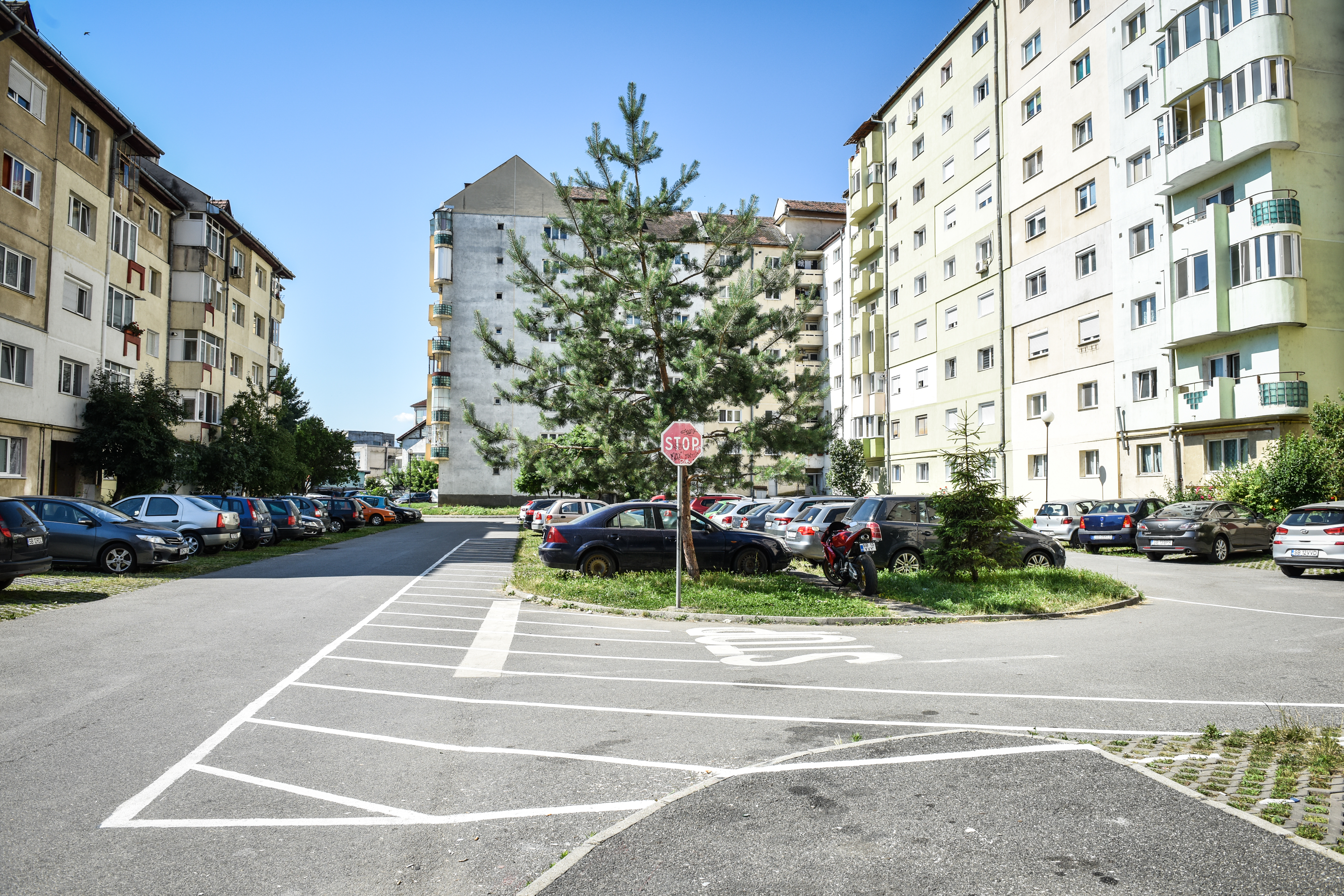 Cazul terenului privat din mijlocul parcării: Primăria Sibiu a dat în judecată Trans Agape