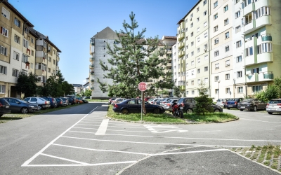 Cazul terenului privat din mijlocul parcării: Primăria Sibiu a dat în judecată Trans Agape
