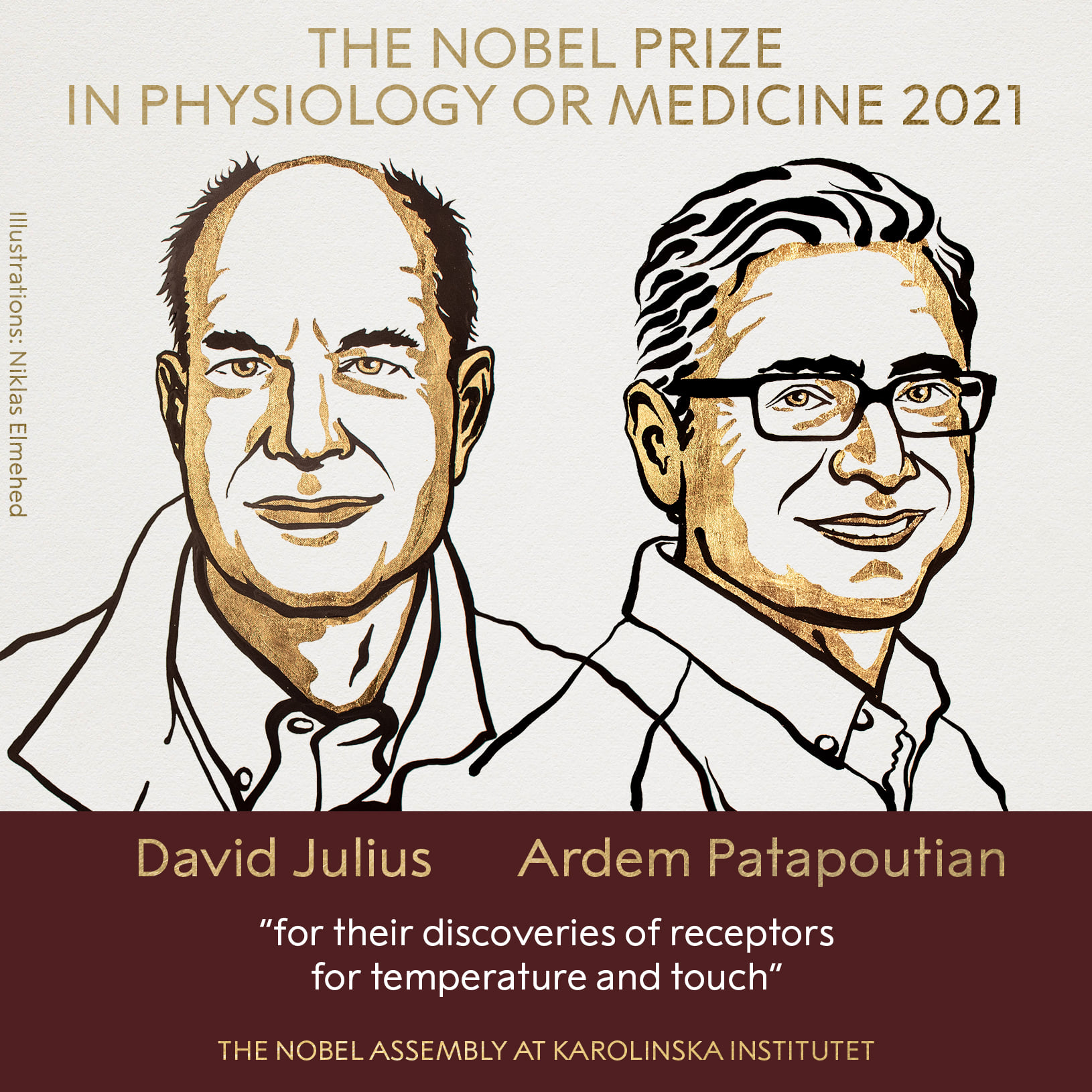 Nobel 2021: David Julius şi Ardem Patapoutian, câştigătorii premiului Nobel pentru medicină