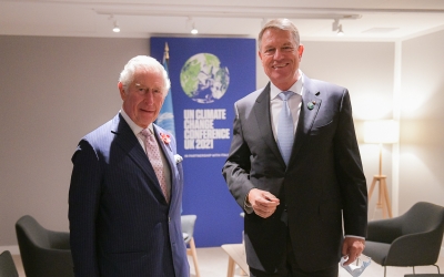 Preşedintele Iohannis s-a întâlnit cu Prinţul Charles în marja COP26