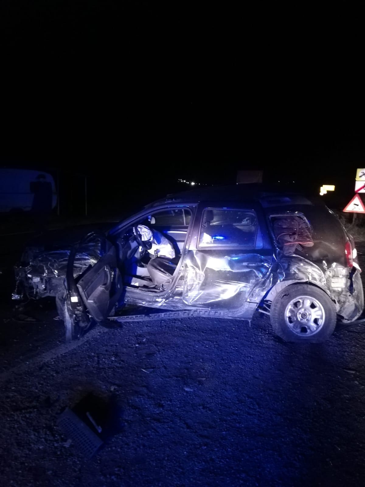 Accident în lanț la Boița, cu două camioane implicate. Trafic blocat complet pe DN 7