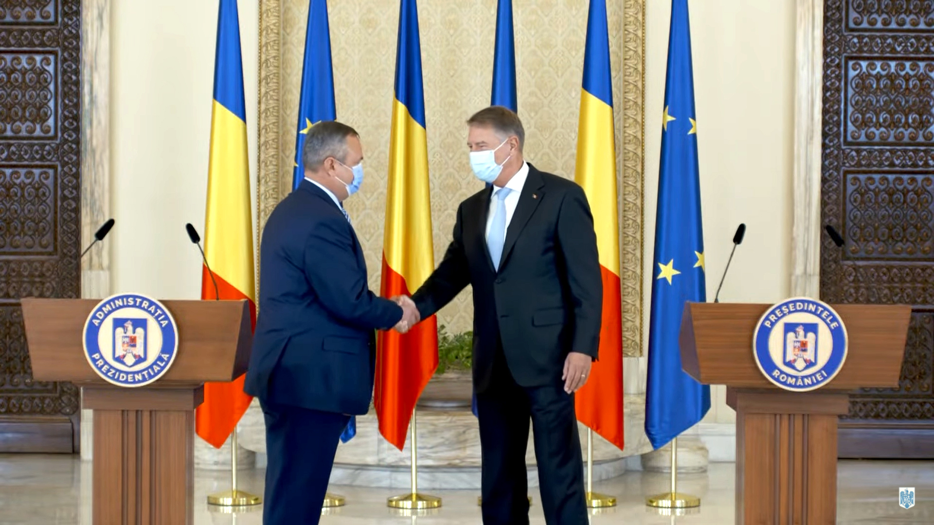 VIDEO Iohannis a vorbit: de acord cu guvernul PSD - PNL – UDMR. Despre Ciucă: ”propunere pe care am acceptat-o”