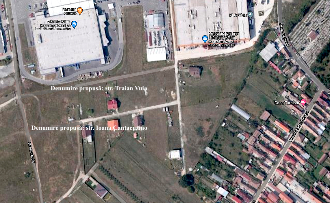 Rășinariul va da numele unei noi străzi din Sibiu. Patru noi artere primesc denumiri