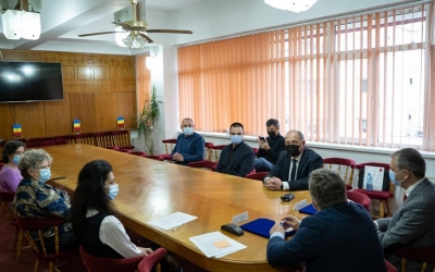 Semnarea contractului „Sistem informatic integrat de tip SMART CITY” la Mediaș