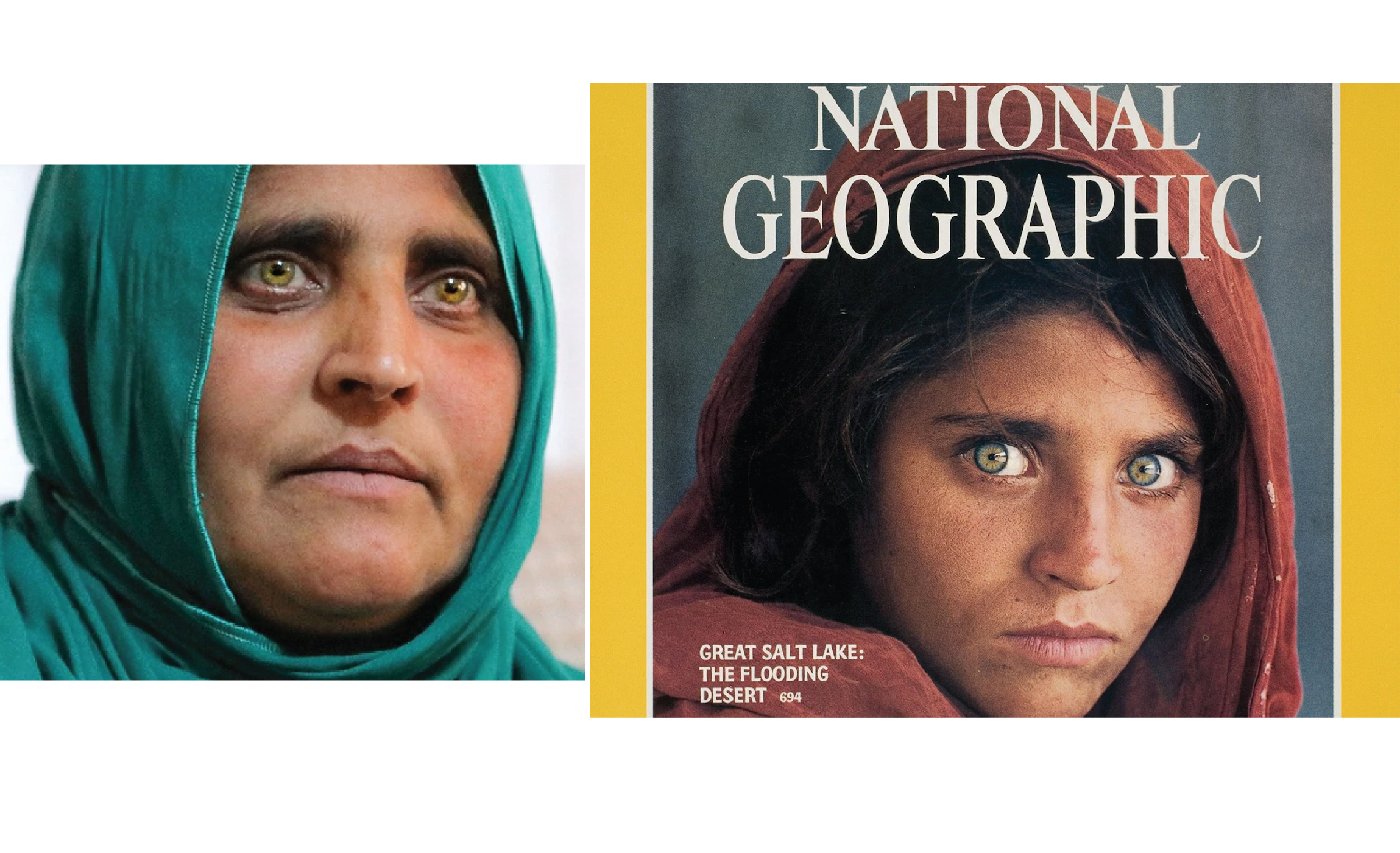 Celebra ”Afghan Girl” s-a refugiat în Italia. A devenit celebră după ce fotografia ei a apărut în National Geografic, în urmă cu 30 de ani