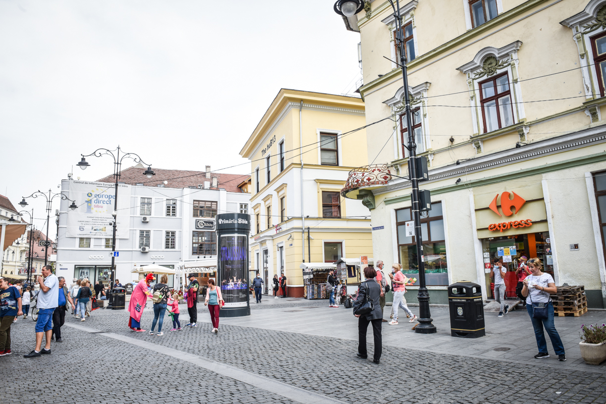 Incidența continuă să scadă în municipiul Sibiu. În județ, rata de infectare este 3,41