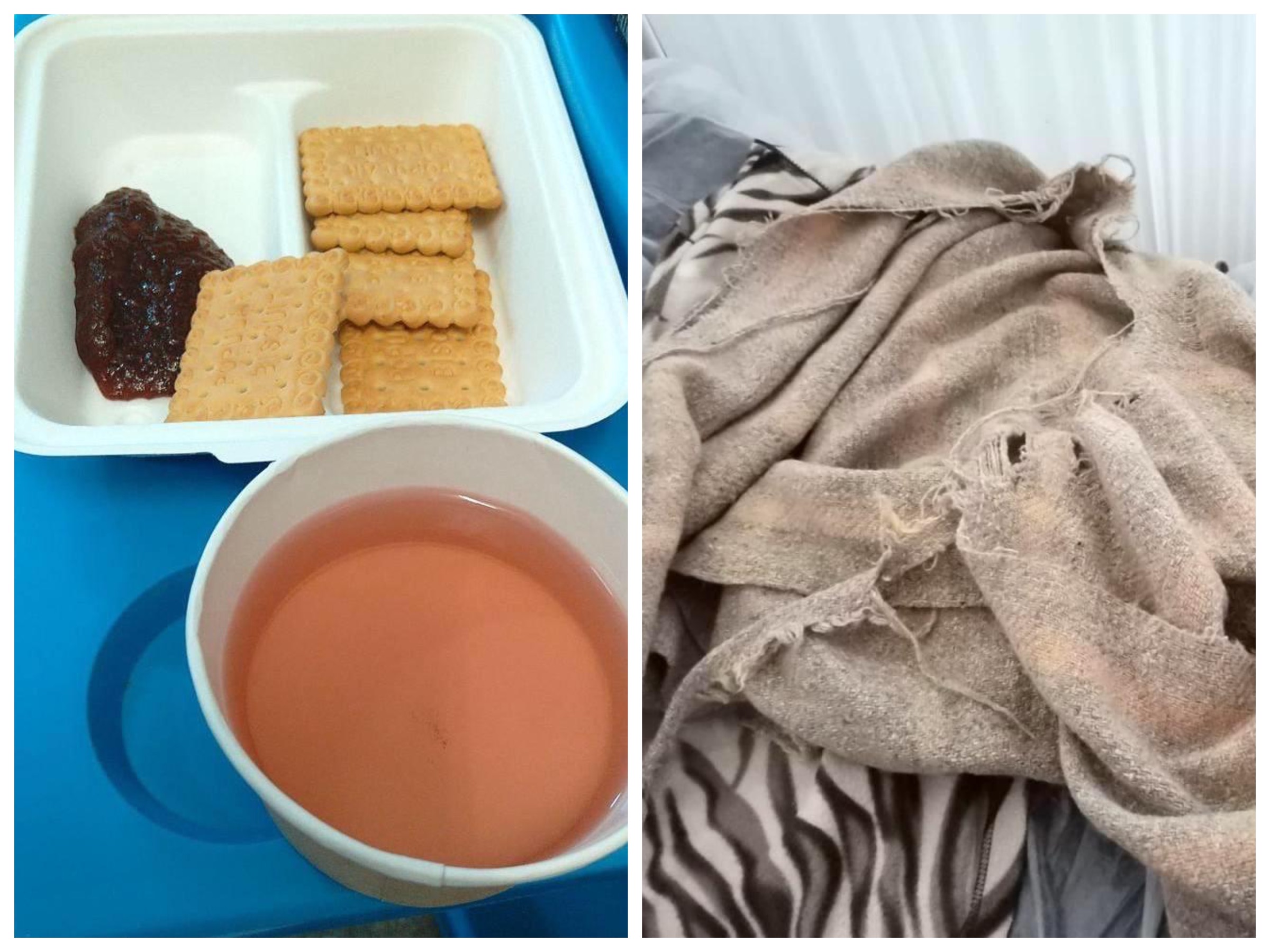 Pături rupte, cinci biscuiți cu marmeladă la mic dejun, lipsește apa de băut. Reclamații din Spitalul Județean Sibiu