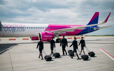 Wizz Air suspendă două rute din Sibiu: către Spania și Germania