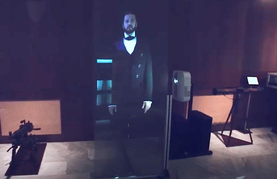 Inițiativa unei comune din Sibiu pentru a atrage tinerii în bibliotecă și muzeu: sistem de holograme