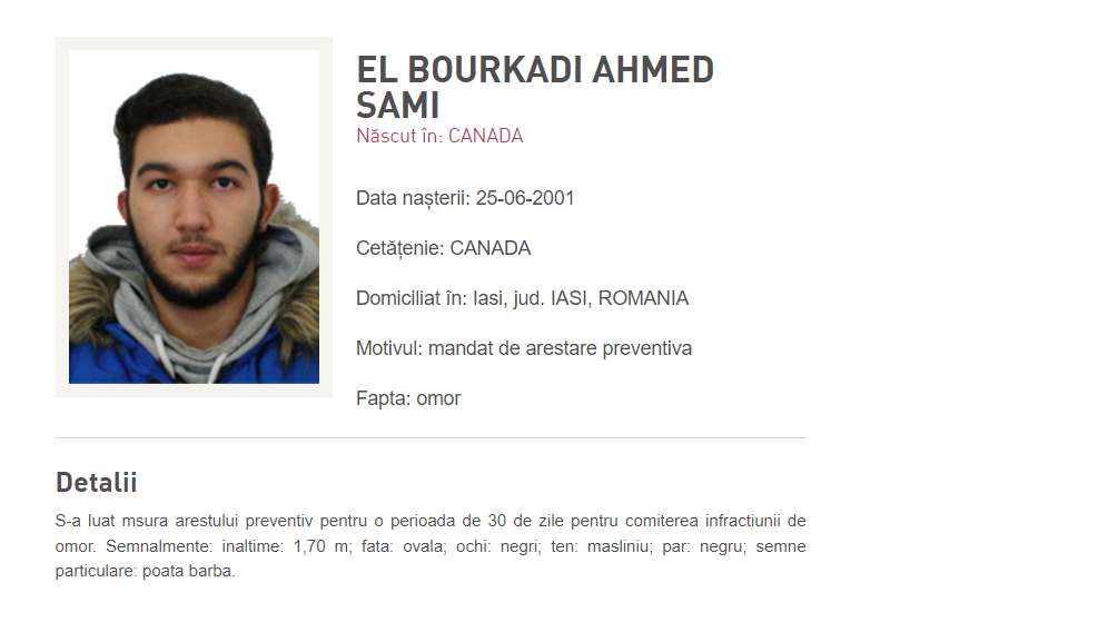 Bărbatul suspectat că i-a ucis pe cei doi tineri la Iaşi a fost prins la Roma