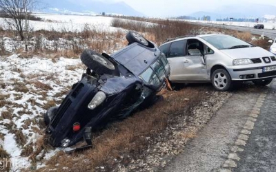 Harghita: Un bărbat a supraviețuit după ce s-a răsturnat cu mașina, dar a fost accidentat mortal de autoturismul care venea din spate