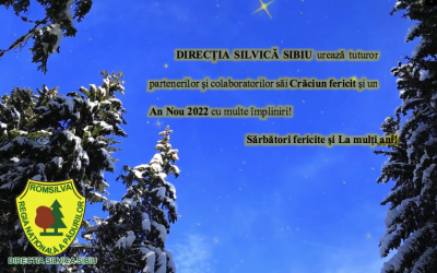 Mesajul Direcției Silvice Sibiu cu prilejul Sărbătorilor de iarnă