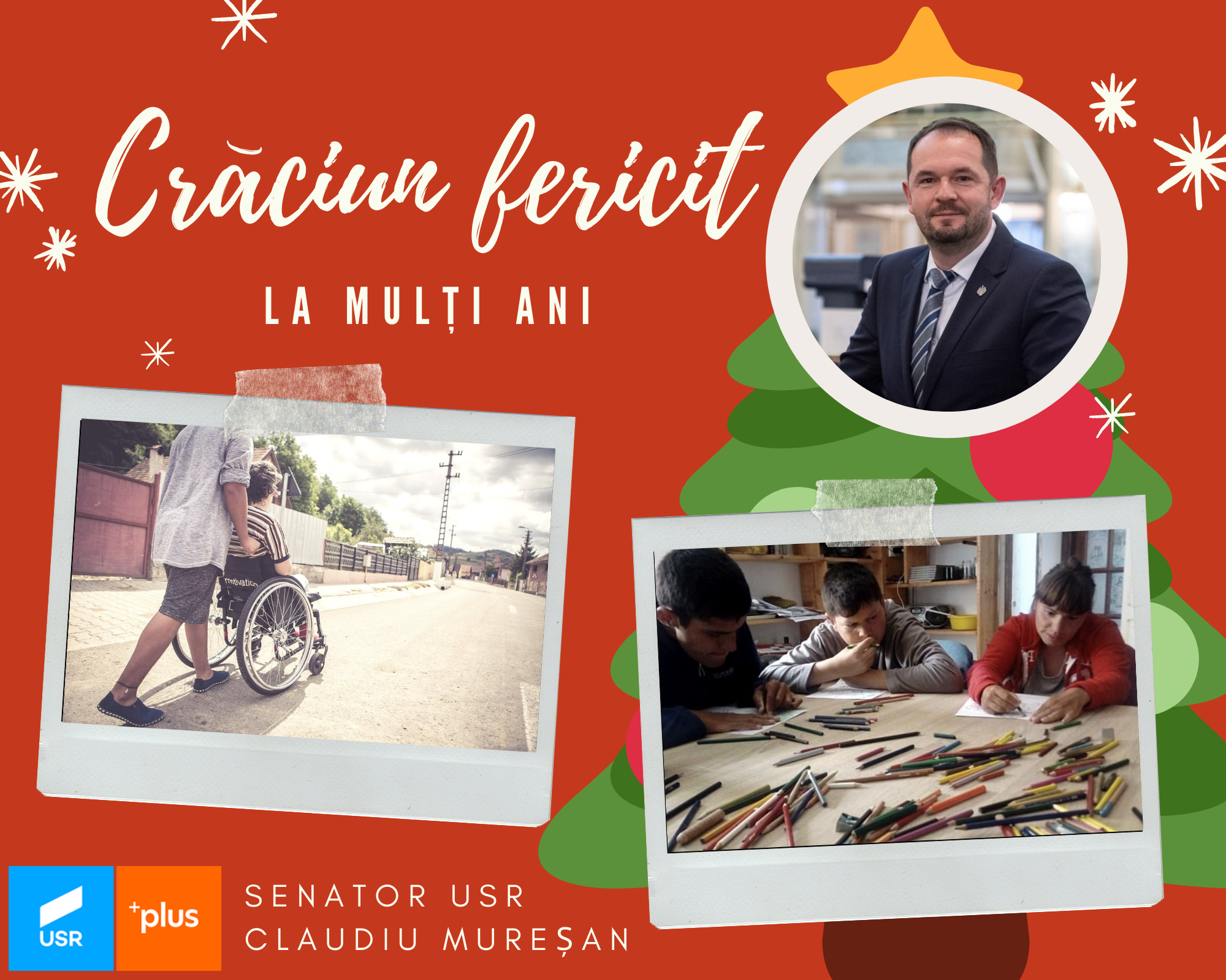 Senatorul de Sibiu Claudiu Mureșan a ales în acest an, de sărbători, să fie alături de oamenii minunați de la Asociația Love Light Romania și de Sanctuarul de la Ighiș