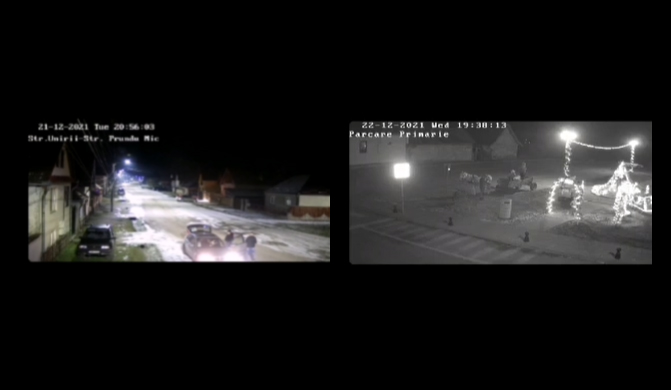 VIDEO Tineri surprinși pe camerele video din Avrig aruncând gunoi în șanț. Cel mai apropiat coș de gunoi era la mai puțin de 5 m 
