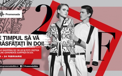 Experiențe inedite în doi la Promenada Sibiu, între Sf. Valentin și Dragobete