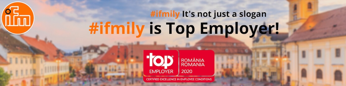 Fabrica IFM din Sibiu a primit certificarea Top Employer 2021 din partea Top Employers Institute, o autoritate globală în ceea ce privește recunoașterea excelenței în practicile organizaționale de resurse umane
