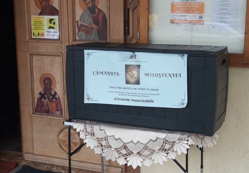 Proiect dedicat celor nevoiași, în toate bisericile din Sibiu