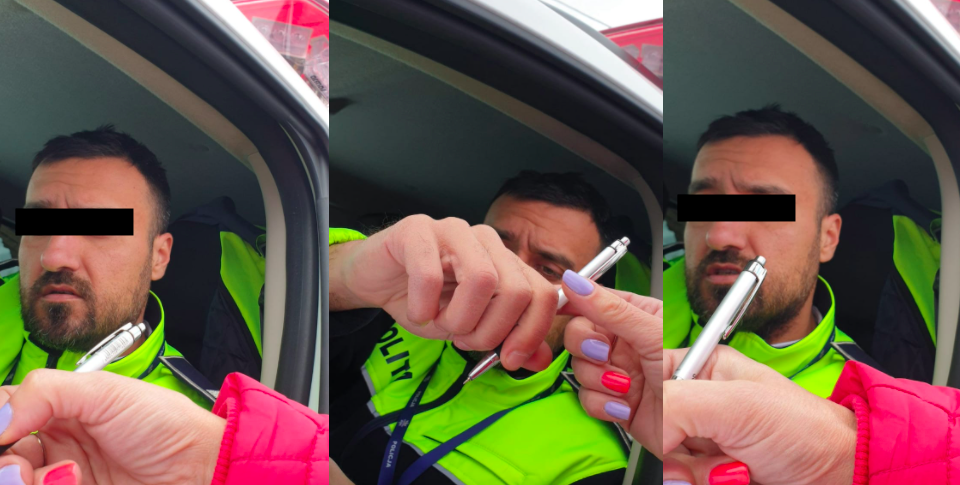 Amendată în Păltiniș, o turistă se plânge de polițist. „Nici nu purta mască de protecție”