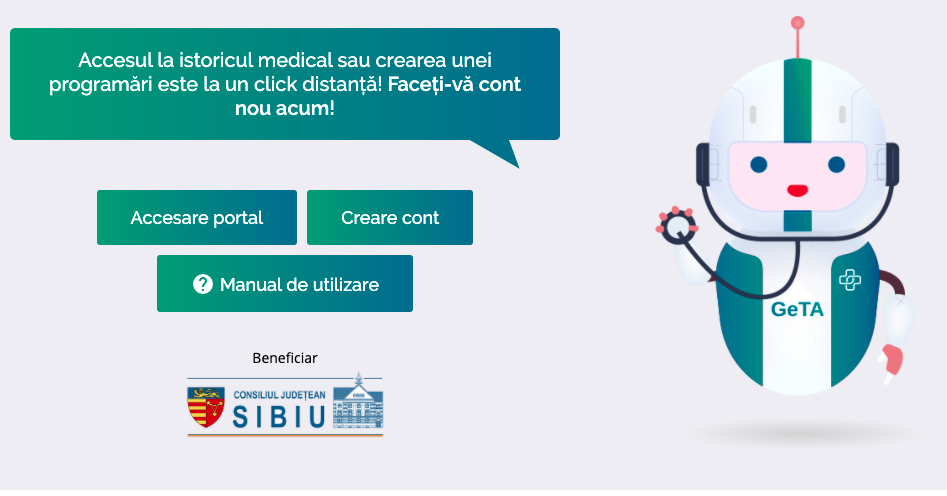 Premieră. Sibienii își găsesc toate documentele medicale pe un singur site: portalmedical.cjsibiu.ro