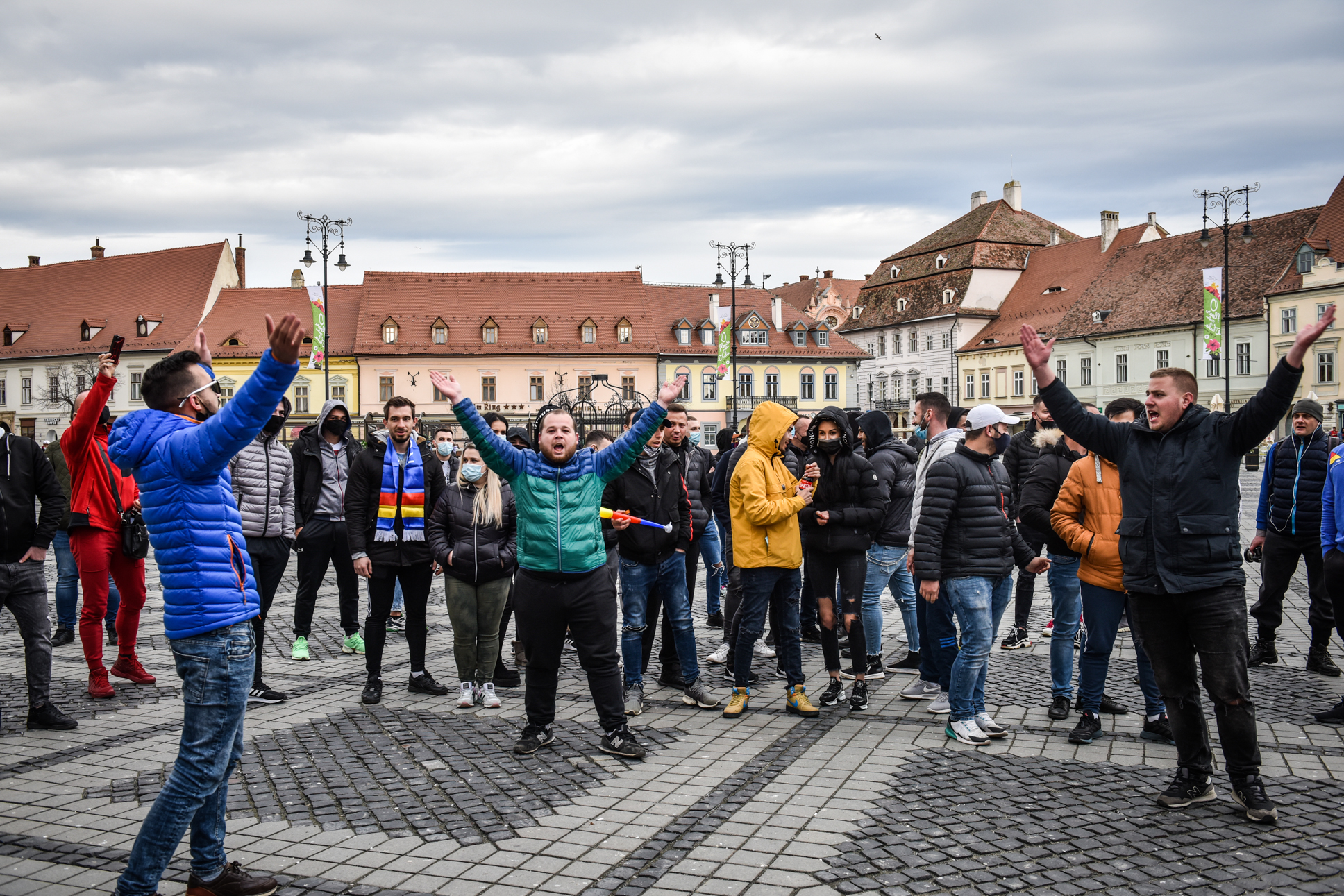Nota de plată pentru protestele de luni: Jandarmeria anunță câți sibieni au fost amendați