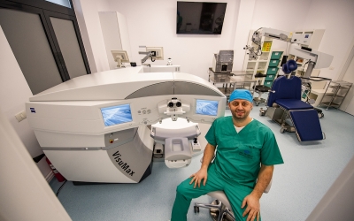 Cea mai modernă platformă laser pentru operații refractive, în rețeaua de oftalmologie ”Dr. Holhoș”