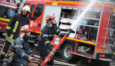 Incendiu la o casă din zona Piața Cluj. Focul a pornit de la o mașină de spălat rufe