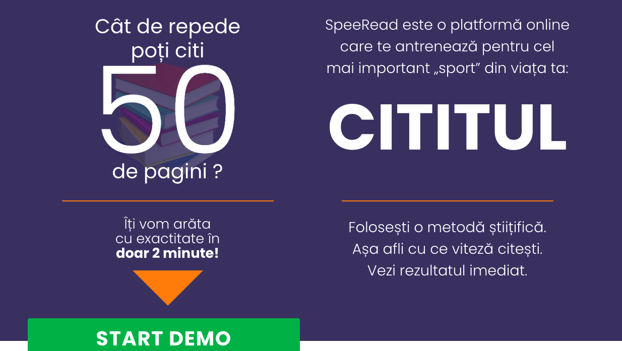 Un sibian a creat o platformă care ne învață să citim eficient. „Am ajuns la 850 de cuvinte pe minut”