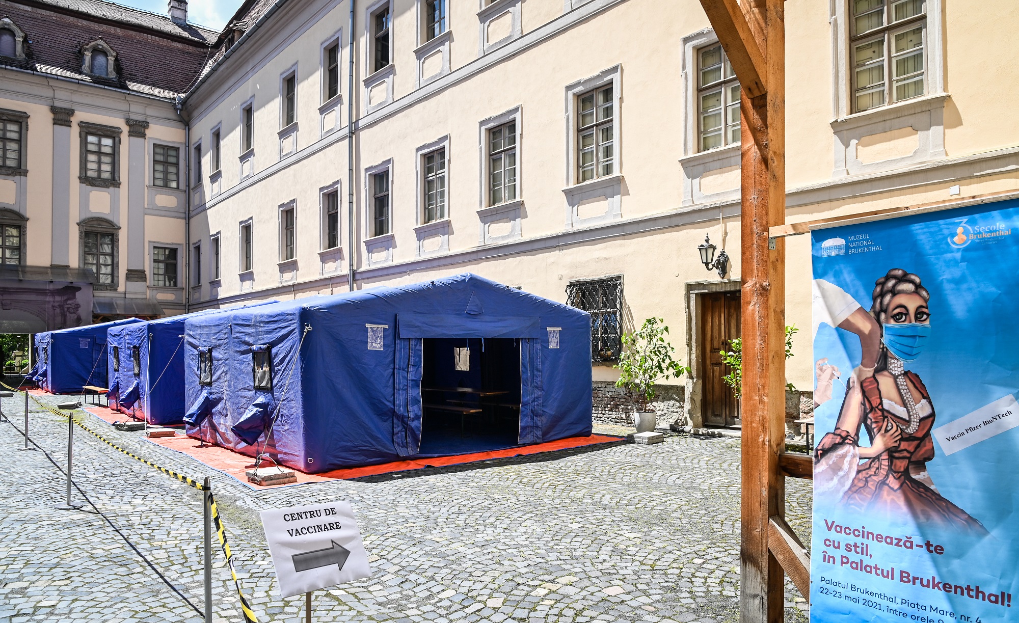 Sâmbătă și duminică funcționează un centru de vaccinare fără programare și în ”zona zero” a Sibiului