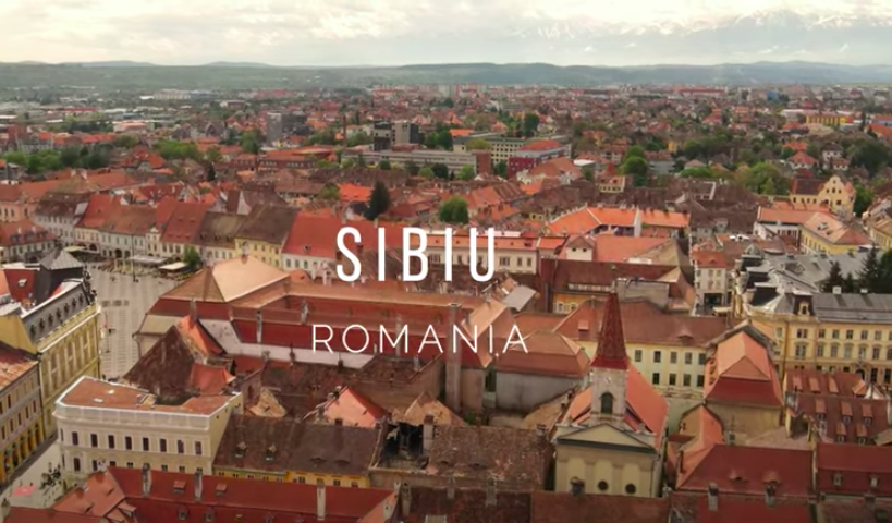 Destroy Darling dinosaur VIDEO Sibiul văzut de sus, după un an de pandemie