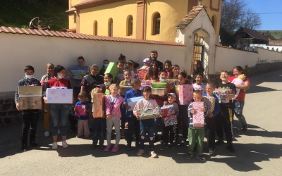 În Săptămâna Mare copiii Grădiniței „Căsuța Poveștilor” din Sibiu au învățat să dăruiască