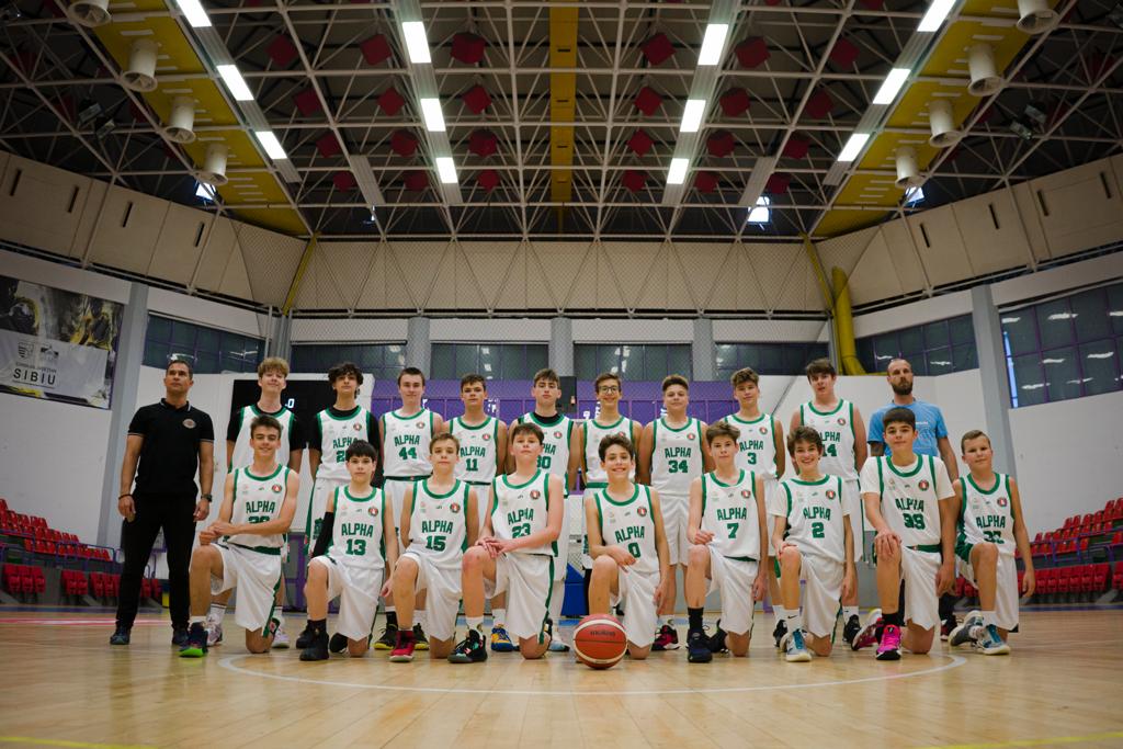 Alpha Sport Team Sibiu este noua campioană a României la U14 Masculin