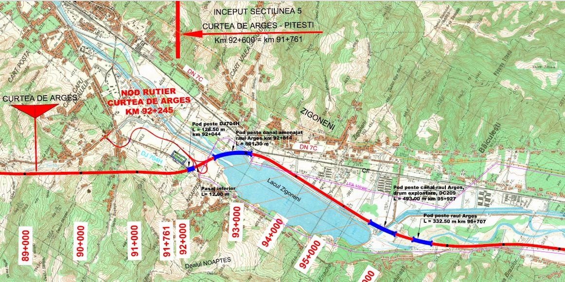 Încep lucrările și pe lotul 5 al autostrăzii Sibiu-Pitești