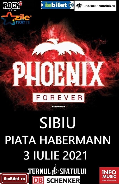 Phoenix Forever concertează la Sibiu. Cele mai cunoscute piese vor răsuna în Piața Habermann