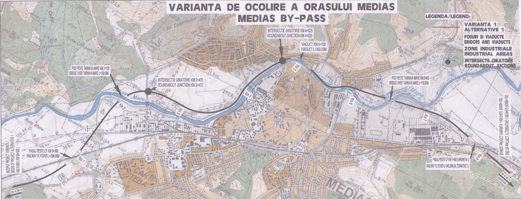 Primăria anunță semnarea primului contract pentru varianta ocolitoare a Mediașului
