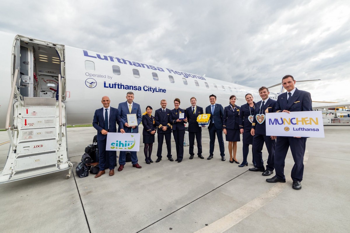 Sibiul plătește câte 1,3 euro pentru fiecare loc oferit în zbor către Munchen. Consiliul Județean a semnat contract cu Lufthansa