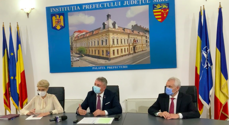 Ministrul Afacerilor Interne, Lucian Bode, anunță că Aeroportul Sibiu este primul din țară unde câinii vor depista Covid 19
