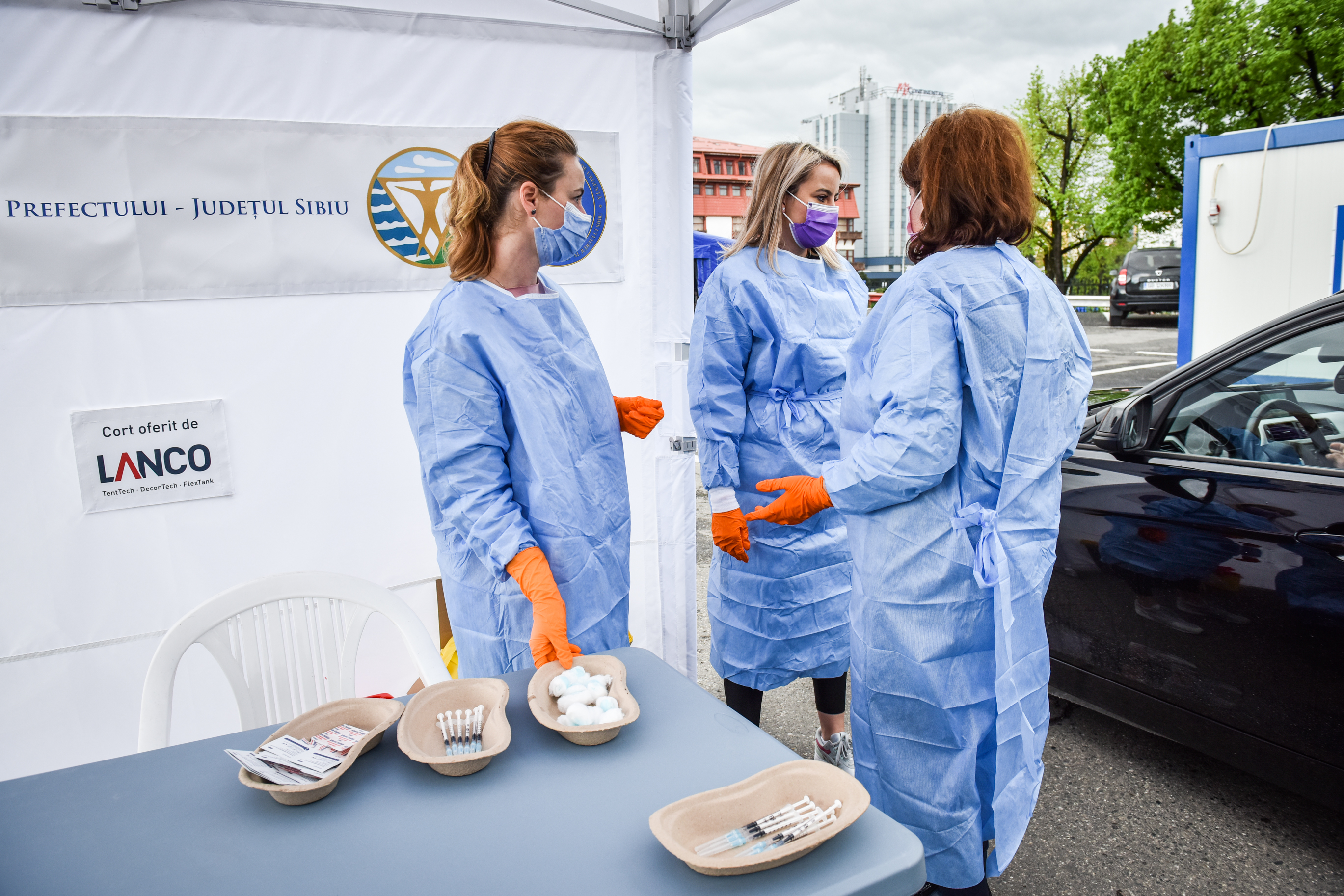 115 doze de vaccin administrate duminică. 31,27% din populația Sibiului este vaccinată