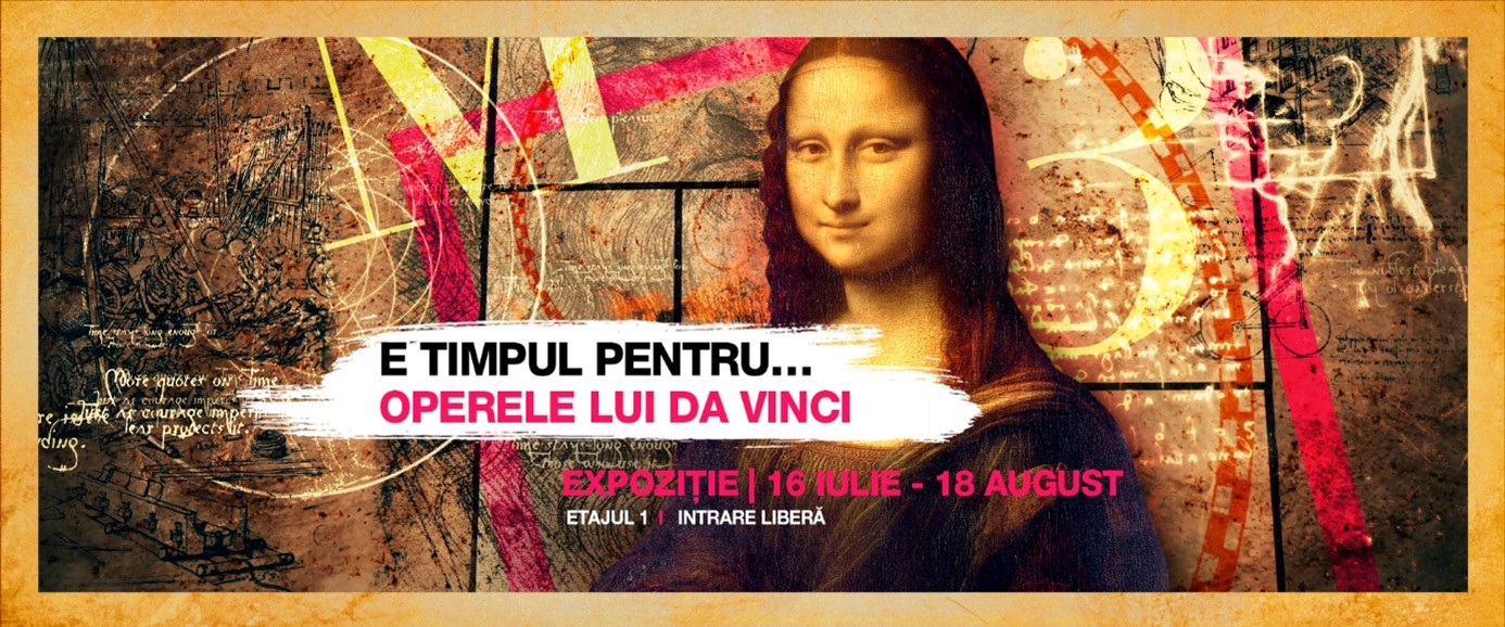 Descoperă invențiile și arta lui Leonardo da Vinci în cadrul unei expoziții interactive la Promenada Sibiu