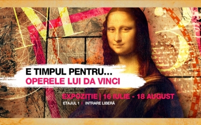 Descoperă invențiile și arta lui Leonardo da Vinci în cadrul unei expoziții interactive la Promenada Sibiu