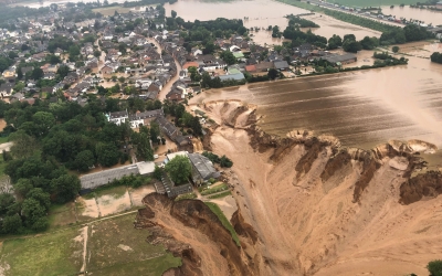 Germania: alunecare de teren, într-o zonă afectată de inundaţii. Bilanţul a crescut la 103 morţi în Germania, 118, în Europa